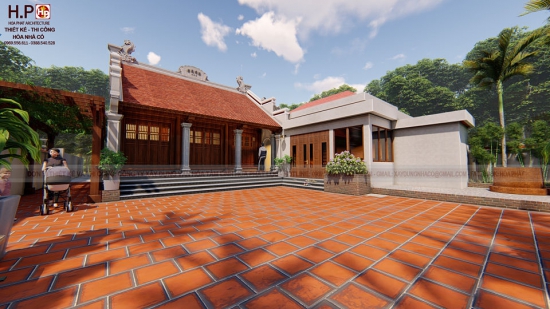 Mẫu thiết kế nhà 3 gian của chú Thạch ở Hà Nam